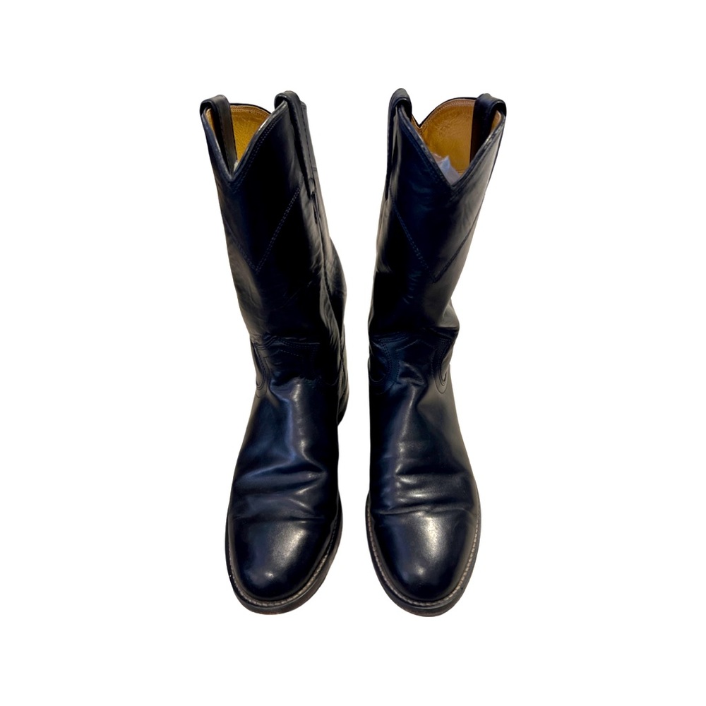 Justin Cowboy Boots - Black, Unisex